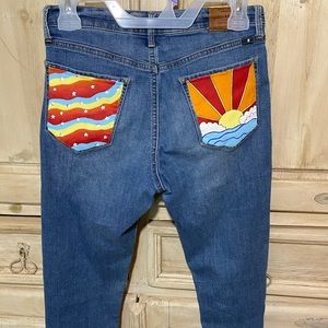 Lucky Brand Painted Jeans